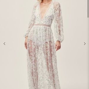 ISO For Love & Lemons Eclair Maxi Dress